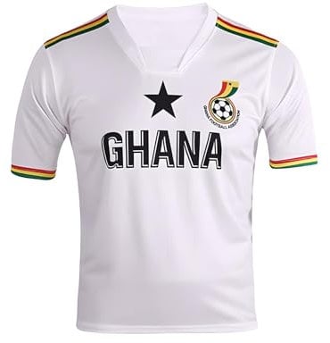 YuanDiann 2024 Football European/America's Cup T Shirts Fans Cheer On Sport Mens Womens Kids National Team Printing Short Sleeve Casual Breathable Quick Dry Tee Shirt Ghana XS