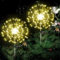 Sunshine smile Solarlampen für Außenn,2 Stück 150 Solar Lichter Pusteblume,Gartenstecker Pusteblume solar,8 Modi LED Solarleuchten Gartendeko,Solar Feuerwerk Gartenlichter,Solarlampen Feuerwerk