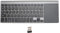 Mini Wireless Keyboard with Touchpad, Cordless Keyboard with Touchpad and USB Receiver Super Thin Portable 2.4G Keyboard, for Computer Laptop TV