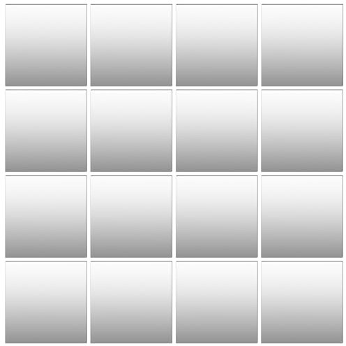 IGTOPS Espejo adhesivo autoadhesivo, espejo para pegar, lámina de espejo flexible, espejo de pared de 0,2 mm de grosor, espejo autoadhesivo para baño, salón, dormitorio, armario (16, 30 x 30 cm)