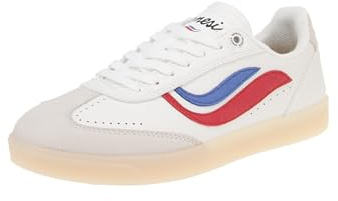 Genesis 1005282 G-Volley Sugar Corn - Damen Schuhe Sneaker - White-Red-Blue, Größe:46 EU