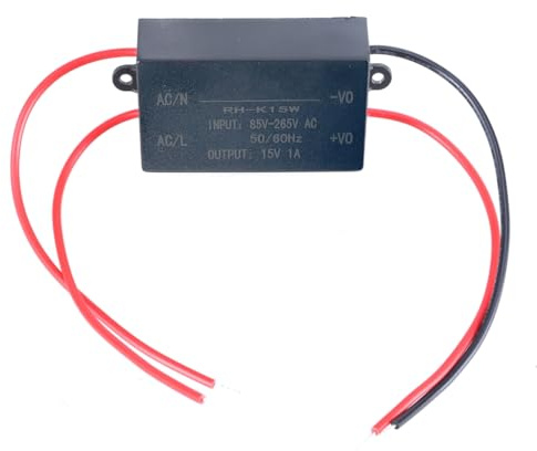AC85V ~ 265V 50/60Hz auf DC 15V 1A Netzteil Adapter mit 14cm Kabel für Sicherheitskameras Ethernet Adapter