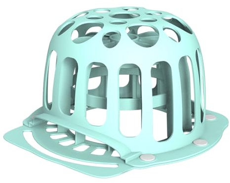 Fegtrtyoa Silikon Baseball Cap Reiniger Basecap Anti-Verformung Reinigungstasche für Baseball-Cap Blau