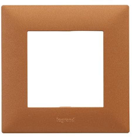 LEGRAND Marco individual de la gama Niloé Step para instalación componible, Color Cobre, 398291