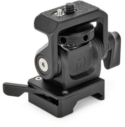 3 Legged Thing Monty 2 Mini Pan & Tilt Accessory Mount – Picatinny Base, 360° Rotation, Precision Lever Clamp – Darkness Finish