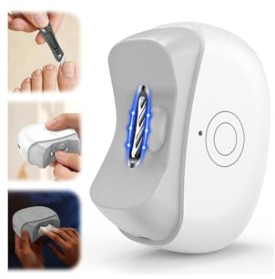 Coupe Ongle Electrique – 2026 Modèle Amélioré Coupe Ongle Bebe (avec Lumière LED et Boîte de Rangement), Coupe Ongles à Deux Vitesses, Convient aux Enfants, Adultes et Personnes Âgées (Blanc)