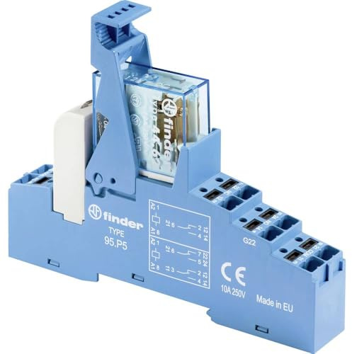 Finder 48.P8.7.024.4050 Koppelrelais 24 V/DC 10 A 2 Wechsler 1 St.