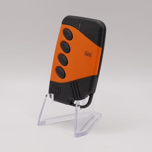 Telecomando FADINI SITI 4 Originale 63-4 - Trasmettitore Arancione e Nero Portale 4 Canali 433,92 MHz - Codifica Rolling Code + 1 Goodies DOMOBIP
