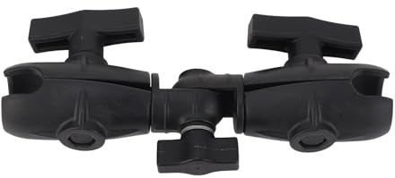 Braccio a doppia sfera orientabile con cricchetto per supporti RAM C Size, rotazione 360°, compatibile con sfere da 1.5 pollici (38 mm), lunghezza 20.6 cm