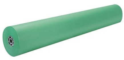 Rainbow Colored Kraft Duo-Finish Paper, Brite Green, 36 x 1,000', 1 Roll