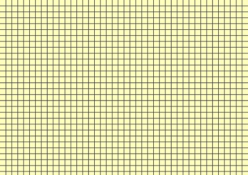 Brunnen 102250210 Karteikarte (A5 kariert, 100 Stück, eingeschweißt) gelb