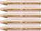 STABILO - Buntstift, Wasserfarbe & Wachsmalkreide - woody 3 in 1-5er Pack - apricot