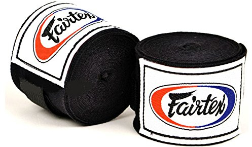 Fairtex HW2 - Boxbandagen Flere farver - HW2-4,5 m Schwarz