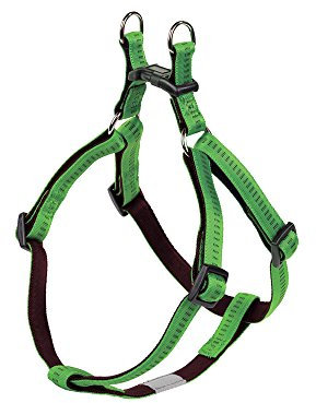 Nobby Geschirr Soft Grip, hellgrün / braun Brust: 40/56 cm, B: 15 mm, 1 Stück