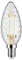 Paulmann 28707 LED Lampe Filament Kerze 4,7W Leuchtmittel dimmbar Klar 2700K Warmweiß E14