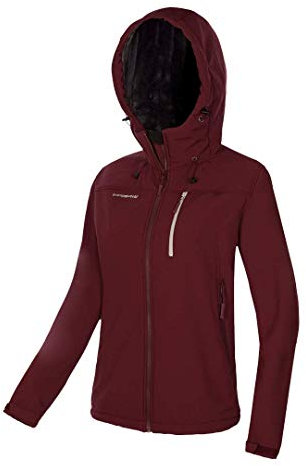 TRANGOWORLD Wanaba Damenjacke S rot-braun