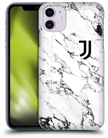 Head Case Designs Offizielle Juventus Football Club Weiss Marmor Harte Rueckseiten Handyhülle Hülle Huelle kompatibel mit Apple iPhone 11