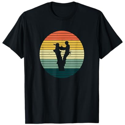 Baumpfleger Vintage I Baumkletterer Motiv für Baumfäller T-Shirt