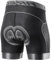 Lixada Radlerhose Herren mit Sitzpolster 5D Gepolsterte Fahrradhose kurz Atmungsaktive Elastizität Schnelltrocknende Stoßfeste Herren Fahrrad Hosen Radhose