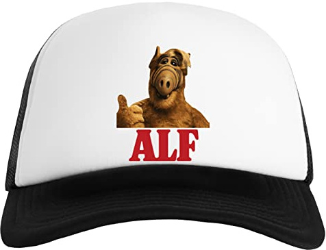 Gunmant Alf Retro Thumb Up Herren Damen Baseball Classic Kappe Unisex Erstellbarer Snapback Mens Womens Cap, Schwarz, Einheitsgröße