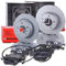 ZIMMERMANN Bremsenset inkl Bremsscheiben Vorne Belüftet Ø 300 mm + Hinten Belüftet Ø 300 mm und Bremsbeläge Vorne und Hinten Kompatibel mit BMW 1er (F20), 3er (F30, F80) (F31), 4er (F32, F82)(F36)