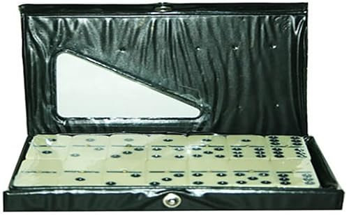 JMS we create smile Games & Toys -Traditional and Classic Family Games - Dominoes/Snake & Ladder/Ludo/Tumbling Tower/Puzzles/Playing Cards (Dominoes in PVC Case)