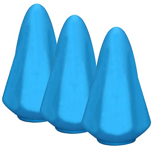 HUWEIJIA 3PCS/Pack Replacement Pouches for The Pocket Shot Slingshot Starter Kit (Blue), 11cm
