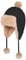 IBLUELOVER Fliegermützen Damen Trappermütze Winter Warm Russenmütze Schneedichte Skimütze mit Ohrenklappen Winddicht Strickmütze Outdoor Sport Bommel Hut Radfahren Camping Pelzmütze Peruanische Mütze