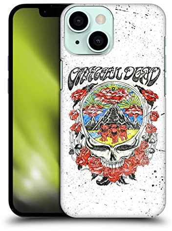 Head Case Designs sous Licence Officielle Grateful Dead Rose Tendances Coque Dure pour l'arrière Compatible avec Apple iPhone 13 Mini