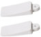 Cuñas de vidrio para tanque de reptiles, bloqueo de tanque de goma blanca suave, para ventana, mesa, muebles, cuñas para puerta corrediza, tope de ventana, cuñas de ventana, tope de atasco (2)