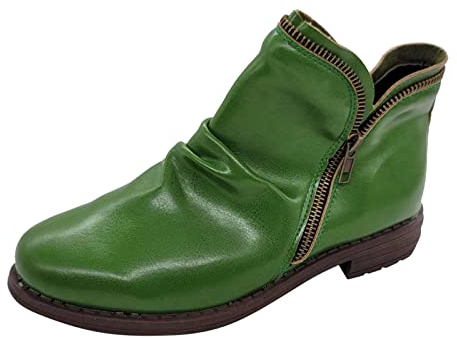 BIBOKAOKE Stivaletti Donna Con Tacco Stivali Vittoriani Kitten Tacco Alla Caviglia Stivali Strass Perle Ornamentali Stivali In Pelle A Punta Traspirante Caviglia Stivali In Pelle Liscia Scarpe Stivali