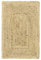 HAMID - Tapis Jute Naturel, Alhambra Tapis en Jute Couleur Naturelle, Tapis 100% Fibre de Jute, Tressé à la Main, Tapis pour Salon, Salle à Manger, Chambre, Couloirs, Couleur Naturelle (40x60cm)