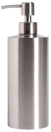 FLADO Seifenspender aus Edelstahl 304 mit Pumpe, rostfreie Lotion-Subflasche für Badezimmer, Dusche, Händewaschen, Küche (Silber,250 ml)