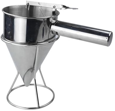 Folpus Pancake Batter Dispenser Funnel Dispenser Multipurpose Cupcake Batter Dispenser Sel Roti Maker for Takoyaki Balls Muffin