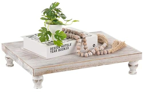 Jorzer Rialzo in Legno Rustico, Espositivo Decorativo, 40 x 30 x 5,6 cm, Brown
