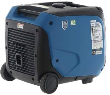 La zappa Generatore inverter 65151 silenziato e motore monofase 4 tempi con funzionamento a benzina e avviamento elettrico 3,3 KW Hp 7,5