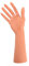 SAFIGLE 2 Handmodell in Hautfarbe Nagelständer Halter für Ringketten gefälschte Hand, um Nägel zu Armband uhrenhalter uhr halter Armreif-Organizer Gestell Plastik