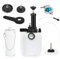 MOTOCOCHE 3l Bremsenentlüftungskit Manuelle Bremsenentlüftungsflüssigkeitspumpe EIN Personen Bremsenentlüftungs Vakuumpumpen Kit mit 1L Bremsenentlüftungsflasche und 4 Hauptzylinderadaptern