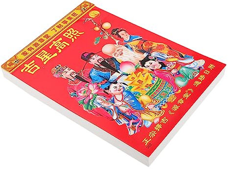 VILLCASE Wandkalender Mondkalender Abreißkalender Chinesischer Kalender Mondkalender Traditionell