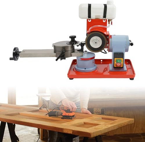 ahxyd - 250W Sägeblatt-Schleifmaschine,220V Elektrisches Kreissägeblatt-Schärfgerät,Sägeblatt Schärfgerät mit Rad Sägeblätter Wassermühle Sägeblattschärfgerät, für Kunststoff Holz Aluminiumlegierungen