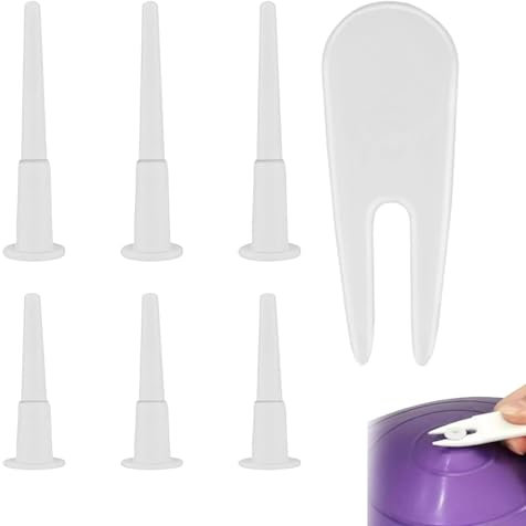 MZOYOURO Lot de 22 bouchons de balle d'exercice, bouchons d'air pour ballon de yoga, kit de remplacement comprenant un bouchon de balle d'exercice, un extracteur de prise de yoga et une buse de pompe