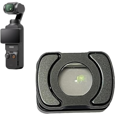 TEHAOUU Objectif magnétique pour DJI Osmo Pocket 3 Objectif anamorphique Objectif grand angle Micro-objectif Balow Fixation magnétique PTZ Accessoires (objectif Balow)