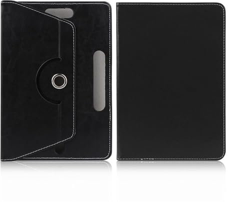 Custodia per Samsung Galaxy Tab S9 FE 11 S8 S7 Plus FE 12.4in S6 Lite Custodia trasparente per tablet con portapenne, nero, 7 pollici