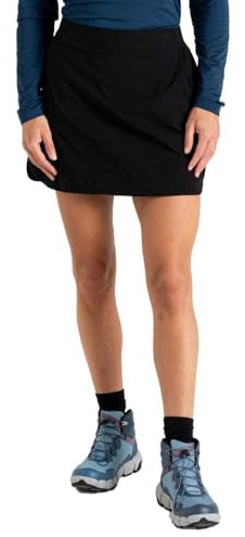 Dare2B Melodious Skort - Damen Wanderrock | Wasserabweisende Beschichtung - Schwarz