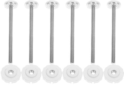 TOYANDONA 6stücke Teiliges Von Gate Gewindespindelstangen Ersatzschrauben Passende Für Haustiertüren Und Kindersicherheitsgitter Einfache Installation Bohren Langlebigem