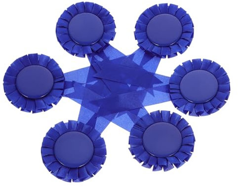 Gatuida 20stücke Blanko-abzeichen Mit Satinband-design Diy-abzeichen-anstecknadeln Blanko-preisbänder Für Ersten Handgefertigte Bänder-anstecknadeln Bedruckbare