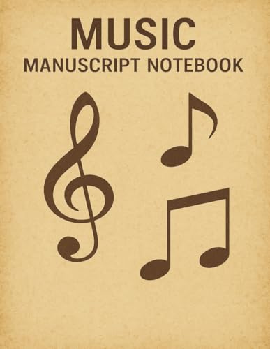 Music Manuscript Notebook: 100 Pages Composition Staff Paper (Maestro Manuscripts, Band 2)