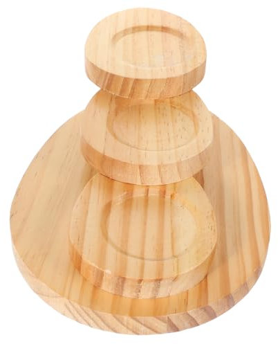 Mobestech Bandeja de Sushi Japonesa de Madera Multinivel con Diseño de Escalera Plato para Aperitivos y Sashimi para Reuniones Familiares y Restaurantes