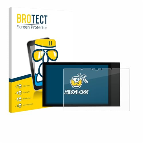 BROTECT Schutzglas für Shelly Wall Display XL | Transparenter Displayschutz Made in Germany Schutzfolie Panzer Folie Glas 9H Anti-Fingerprint Einfache Montage Clear