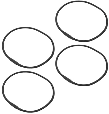 Mikrofon Schwingungsdämpfer Gummibänder 4 Stück Ersatz Schwarz | Universelle Halteklemmen, Gummi Ausführung, Studio und Aufnahme Sessions Geeignet